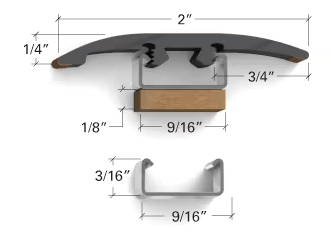 -- VersaTrim Slim Trim 94"