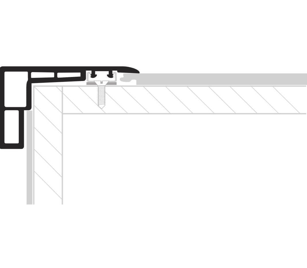 - Urban Surfaces Square Edge Stair Nose SQSN 94"