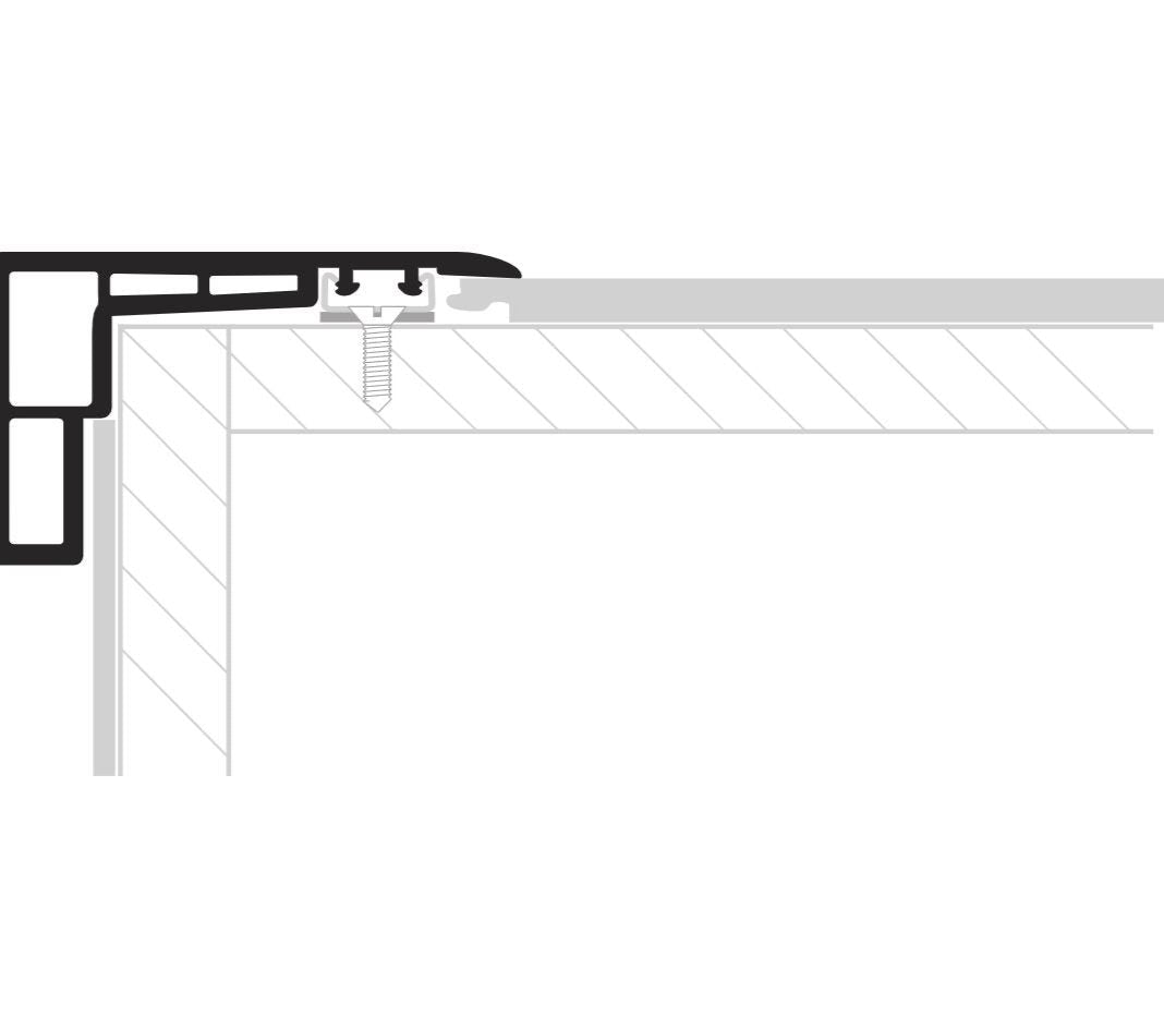 - Urban Surfaces Square Edge Stair Tread SQTR 11 ¾" x 51 ⅝"