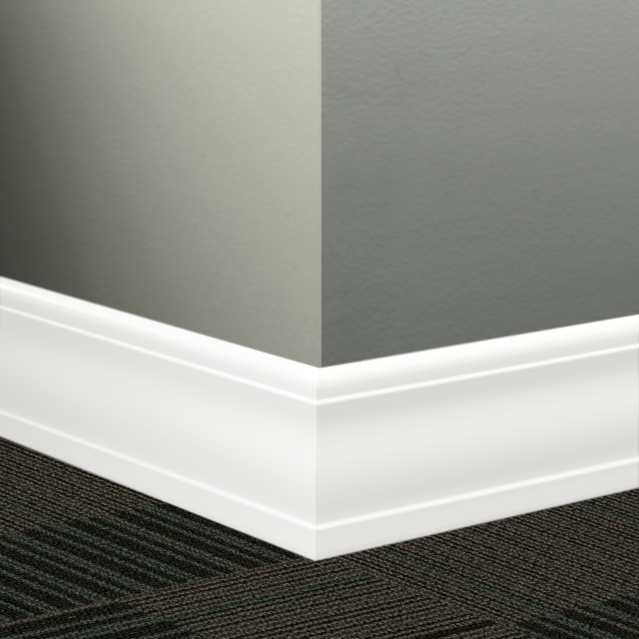 Tarkett / Johnsonite Millwork Silhouette 4" TA5 Colonial Grey (Partial Piece - Sample)