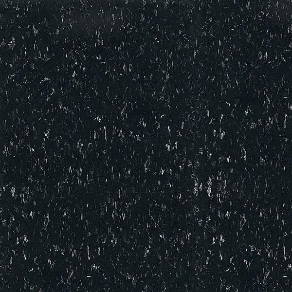 Armstrong 51910 Classic Black Standard Excelon Imperial Texture Vinyl Composition Tile VCT 12" x 12" (Sample)