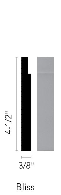 Flexco Base Sculpture Bliss Dune 4 1/2" x 8' by 3/8"