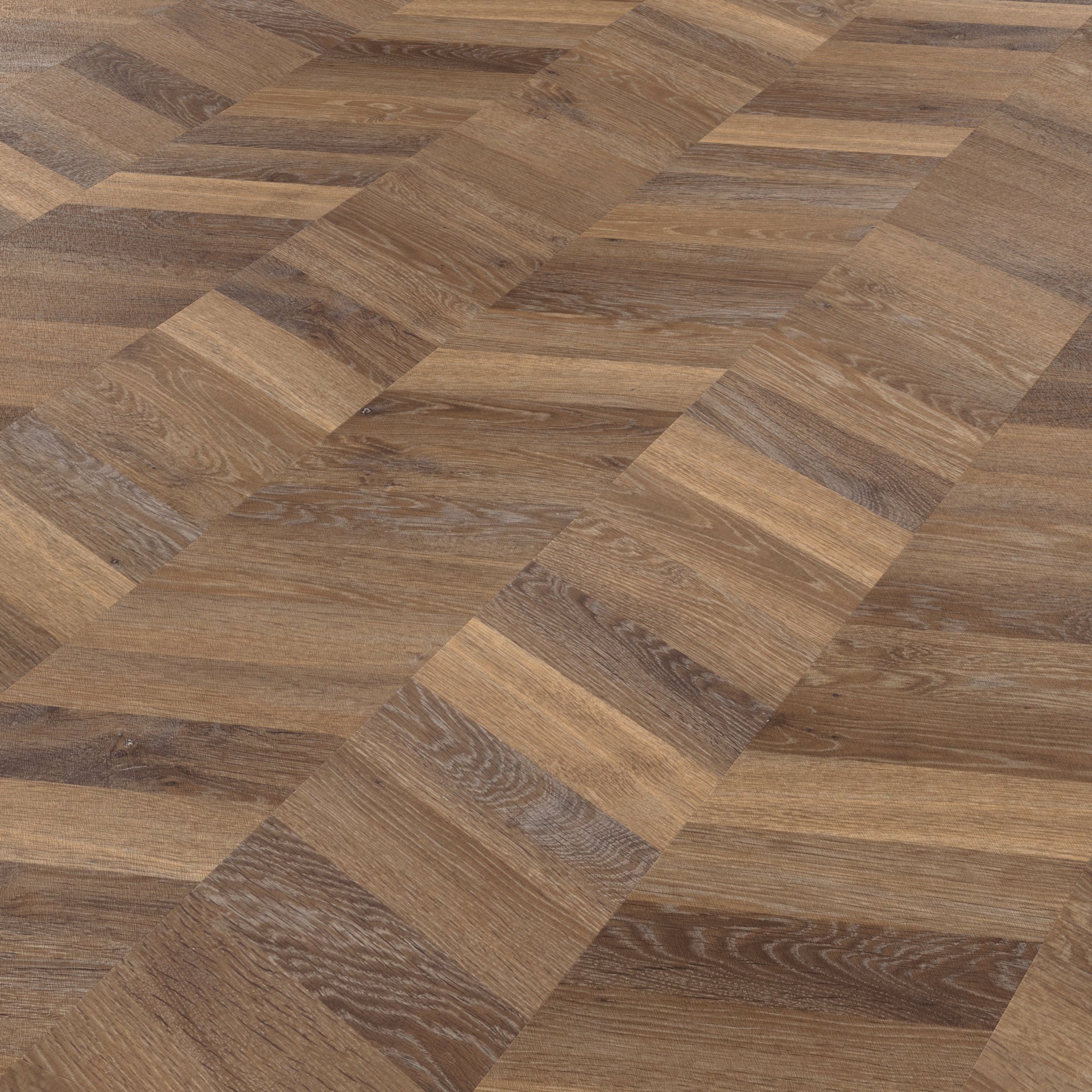 Karndean Knight Tile Rigid Core Mid Limed Oak SCB-CH-KP96 Mid Brown Wood Plank 9" x 48"