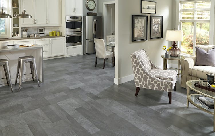 Mannington Adura Flex Tile Meridian FXR022-469026 Steel 12" x 24" (36 SF/Box)