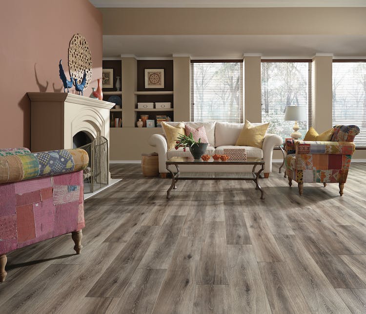 Mannington Restoration Collection® Fairhaven Brushed 28100 Grey 7 9/16" x 50 1/2" (21.22 SF/Box)