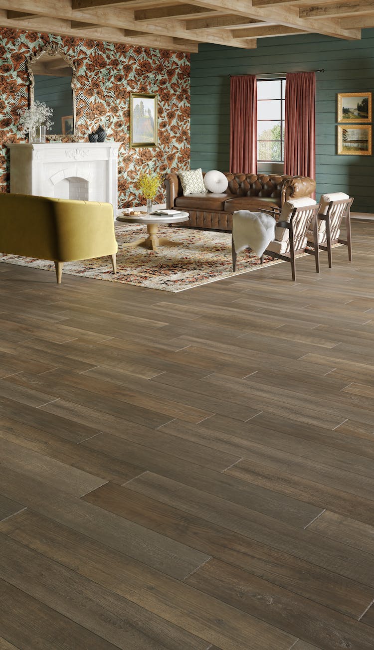 Mannington Adura Max Plank Calico MPB762 Sable 7" x 48" (23.76 SF/Box)