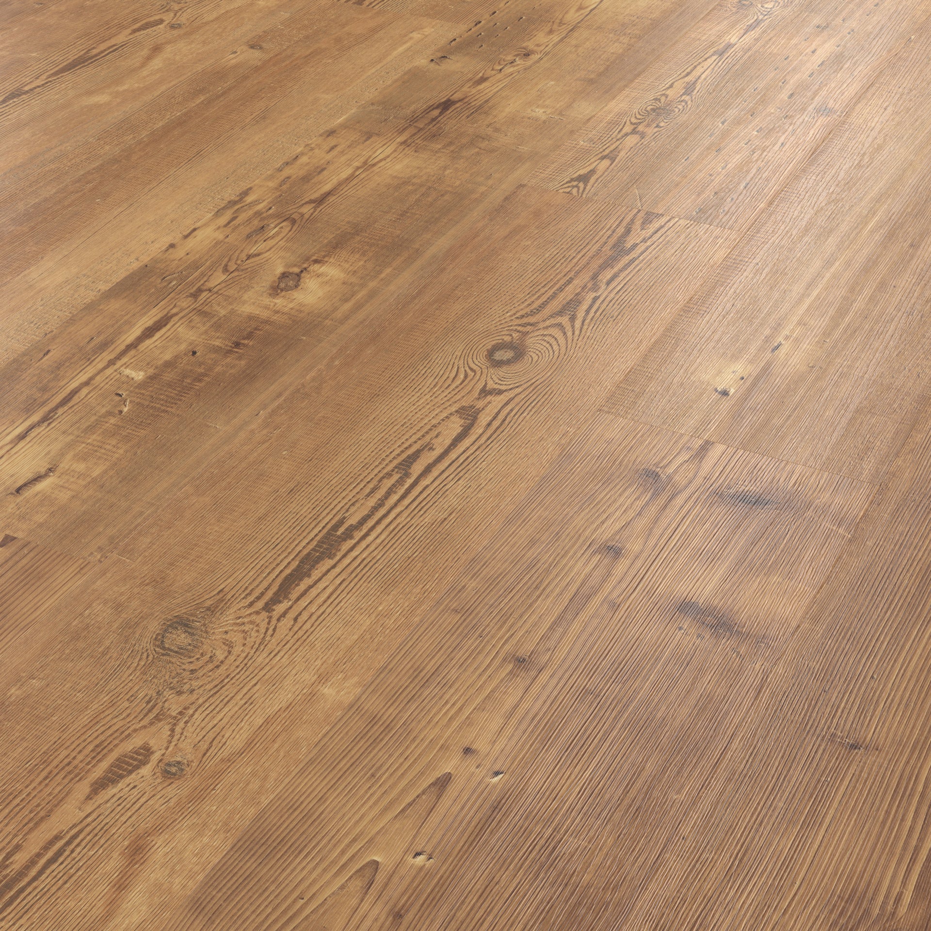 Karndean LooseLay Reclaimed Heart Pine LLP305 Mid Brown Wood Plank 10" x 59"