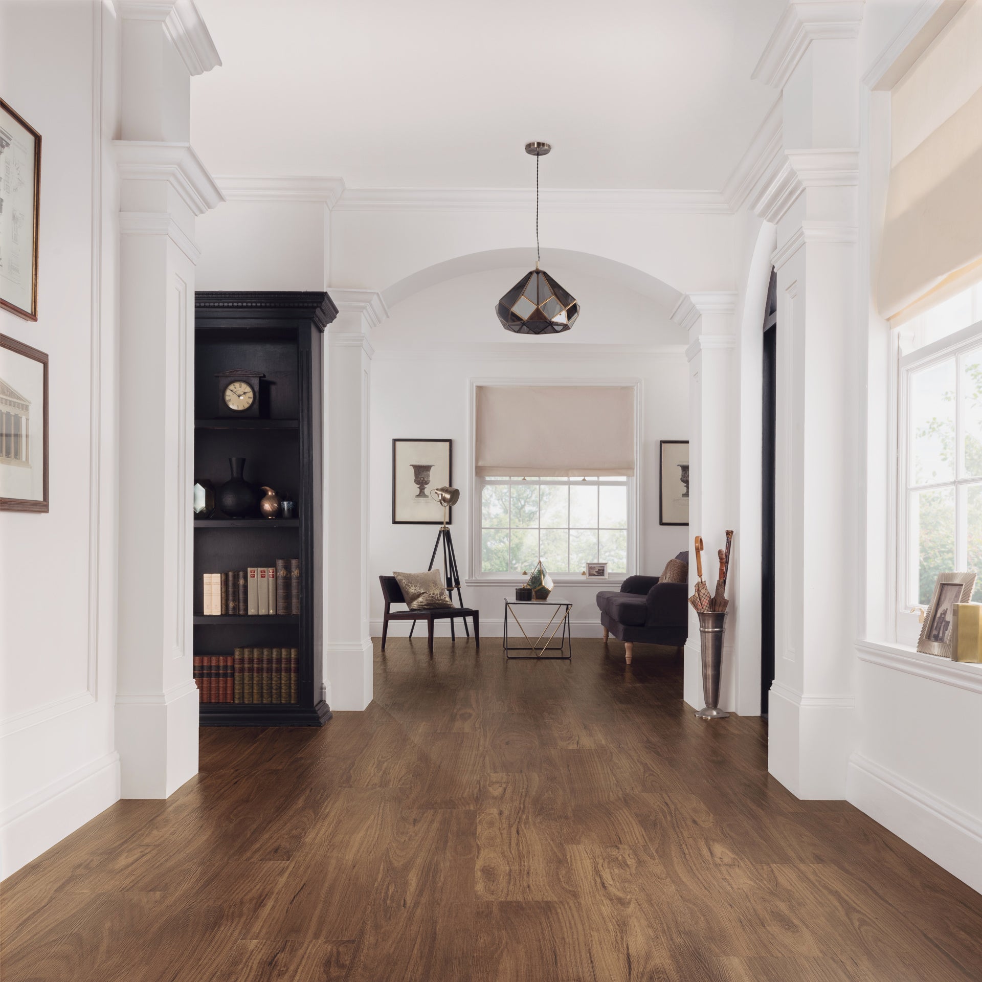 Karndean LooseLay Character Walnut LLP315 Dark Brown Wood Plank 10" x 59"