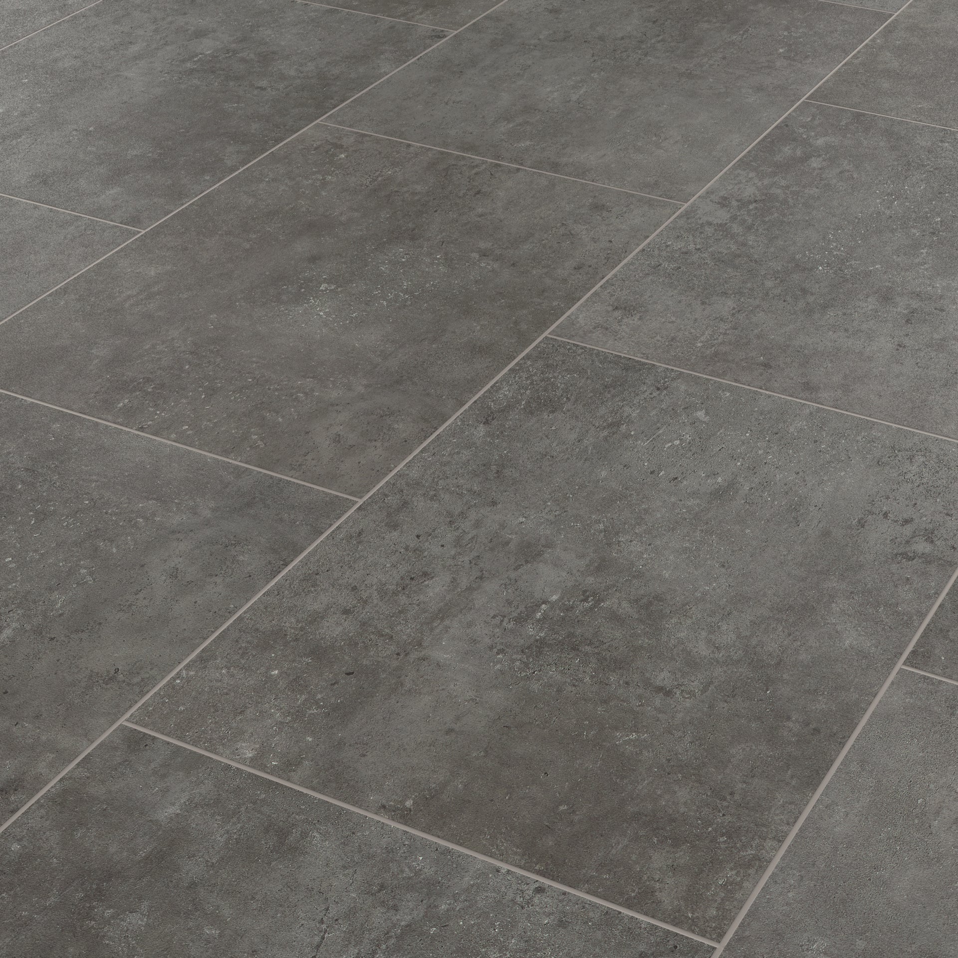 Karndean Korlok Select Oxford Grey RKT3008-G Gray Stone Tile 18" x 24"