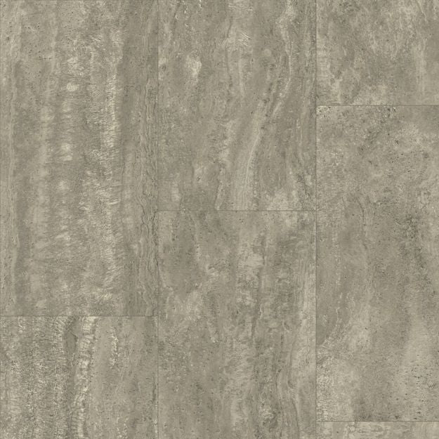 Armstrong FlexStep Pro Vessa Travertine G2910 Carbide Charm Vinyl Sheet (12' Width) (Sample)