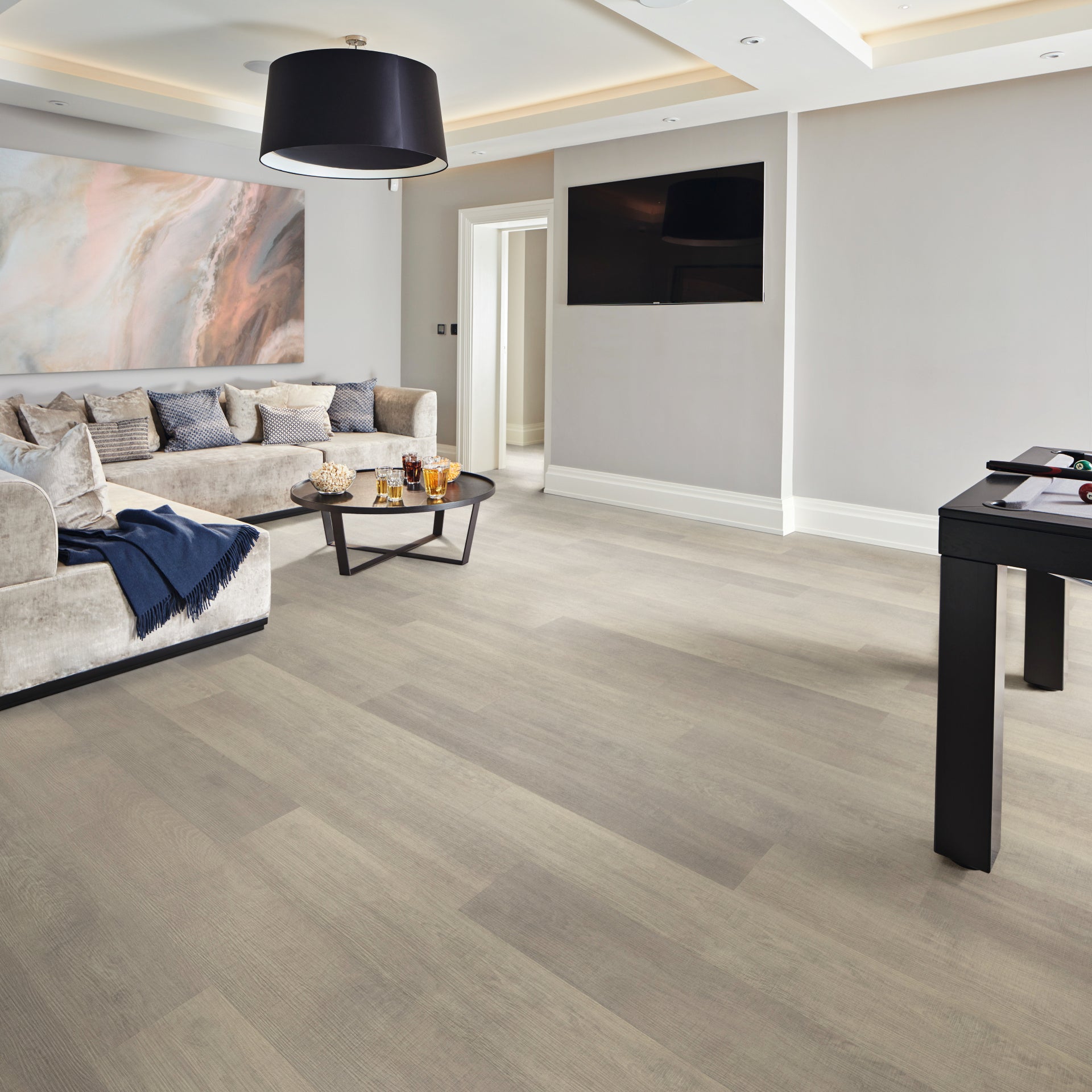 Karndean Korlok Select Oyster Oak RKP8202 Gray Wood Plank 9" x 56"