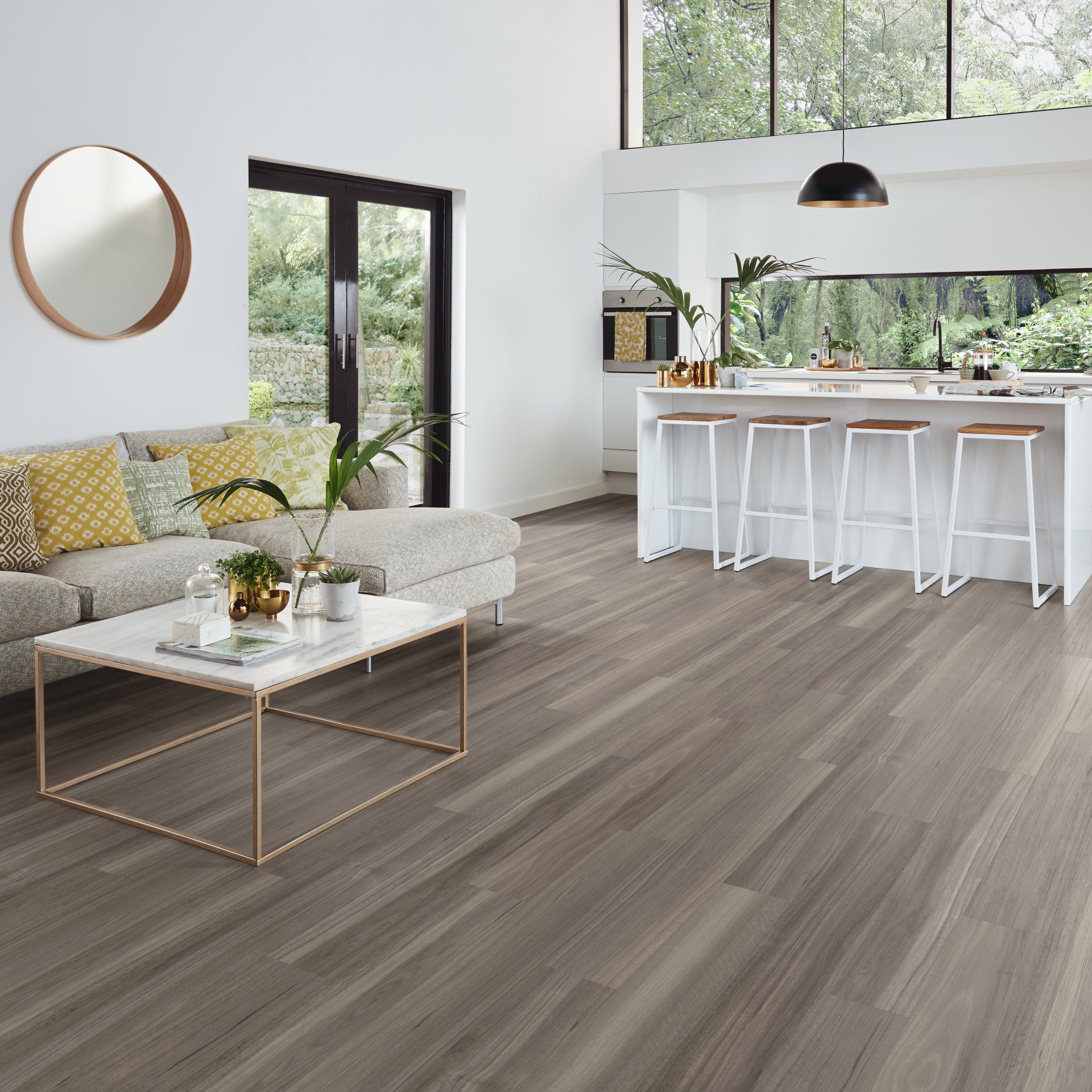 Karndean Knight Tile Rigid Core Urban Spotted Gum SCB-KP141-6 Wood Plank 6" x 36" (29.53 SF/Box)