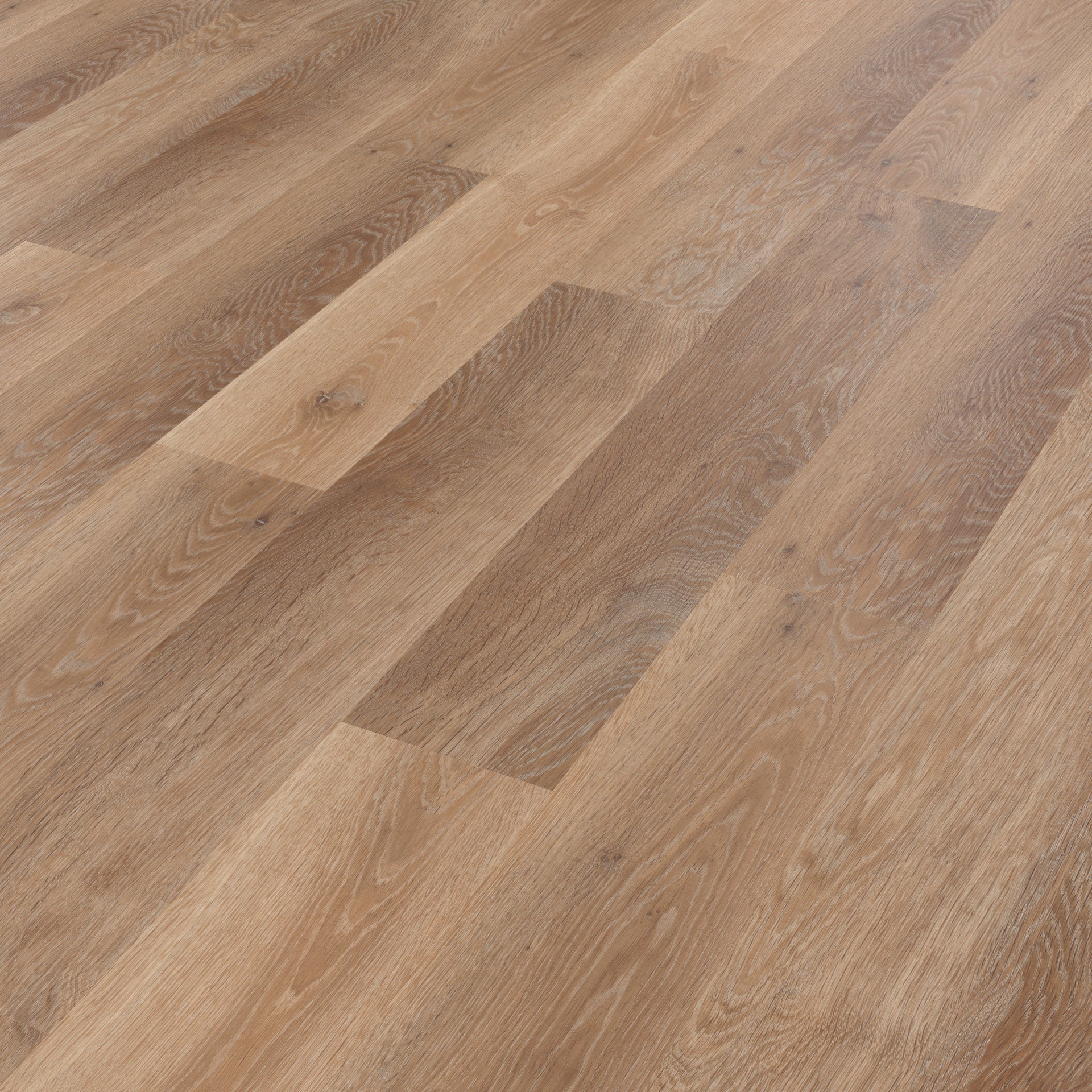 Karndean Knight Tile Rigid Core Pale Limed Oak SCB-KP94-6 Mid Brown Wood Plank 6" x 36"