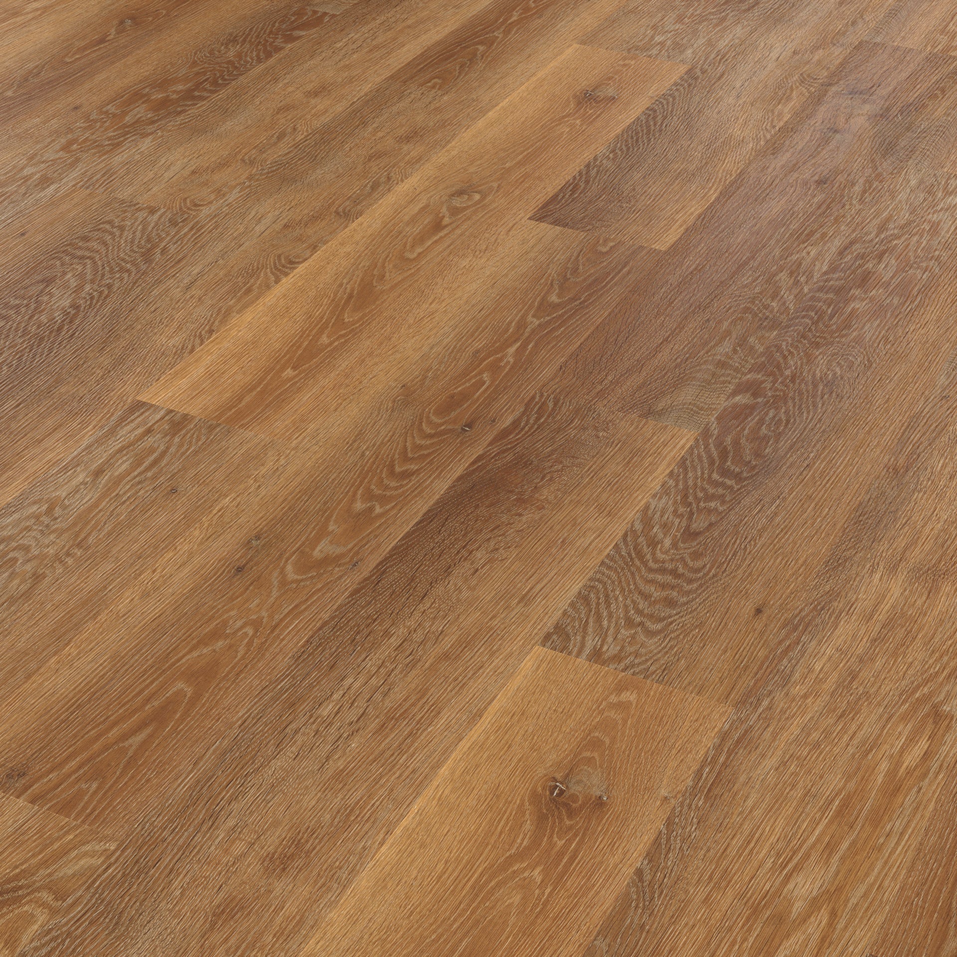 Karndean Knight Tile Rigid Core Classic Limed Oak SCB-KP97-6 Mid Brown Wood Plank 6" x 36"