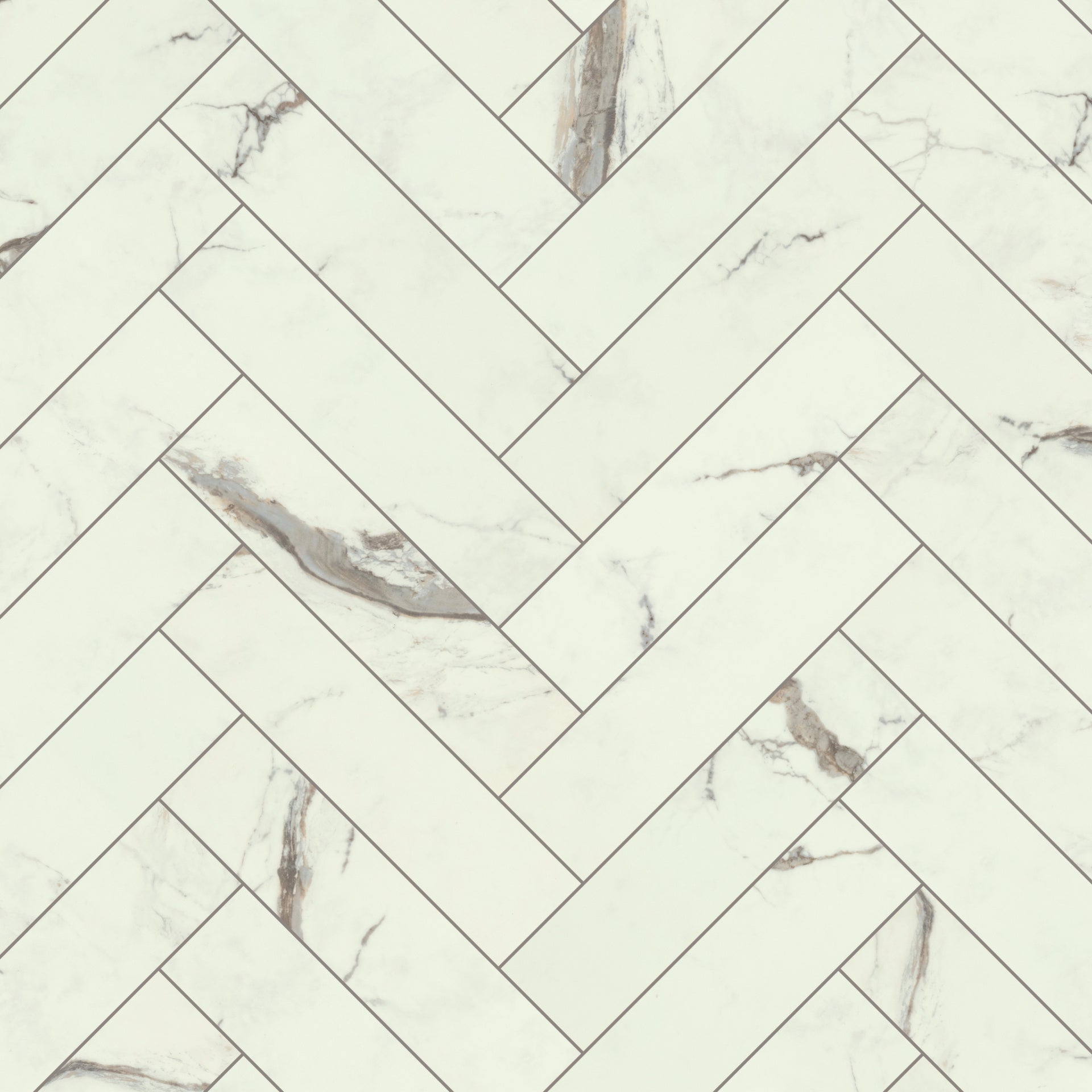 Karndean Korlok Select Brunella Marble SM-RKT3013-G White Stone Tile 6" x 24" (21.03 SF/Box)