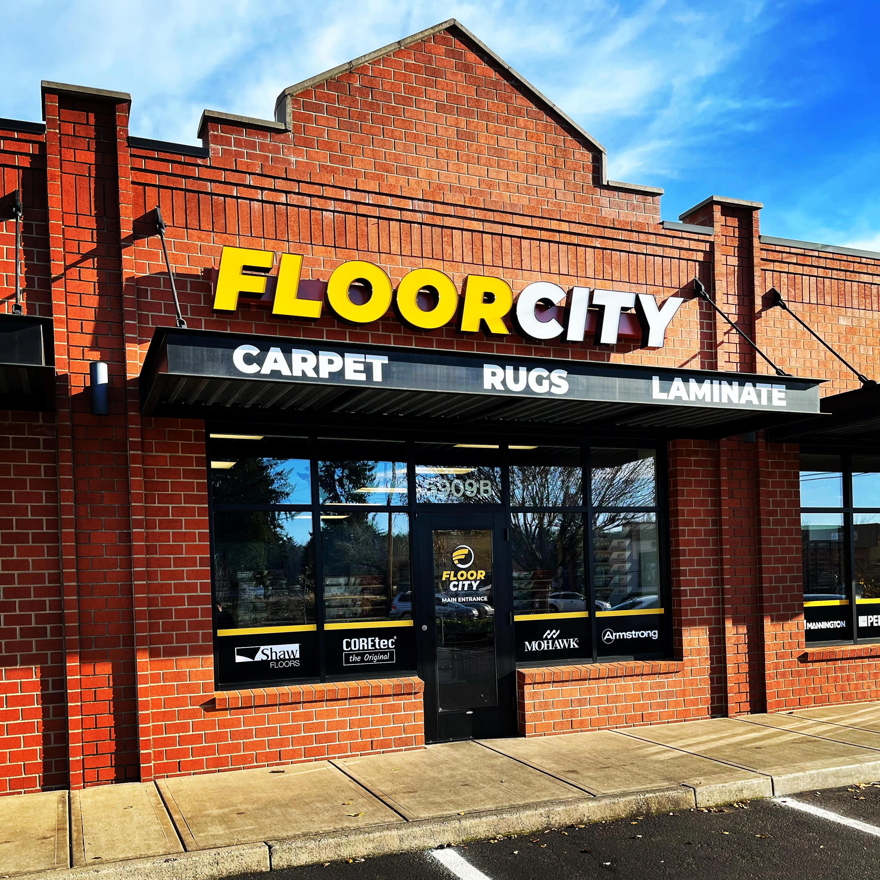 floor city storefront showroom in vancouver washington