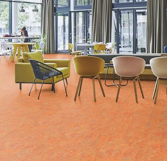 Forbo Marmoleum Marbled Vivace 3403-10705 Asian Tiger Linoleum Sheet Flooring (79' Width)