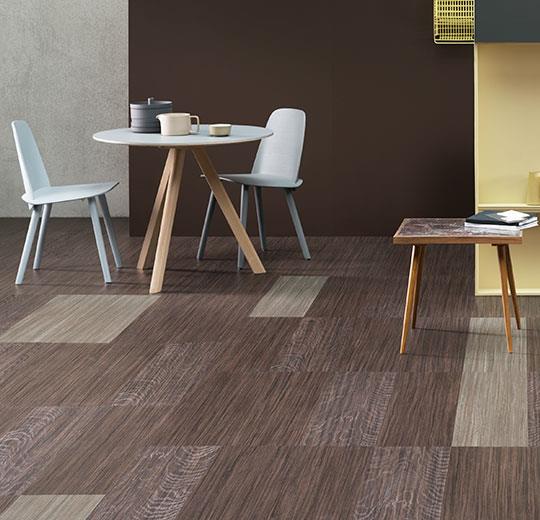 Forbo Marmoleum Modular Tile TE3573-178898 Trace of Nature 39.37" x 9.84" Linoleum Tile Flooring (32.29 SF/Box)