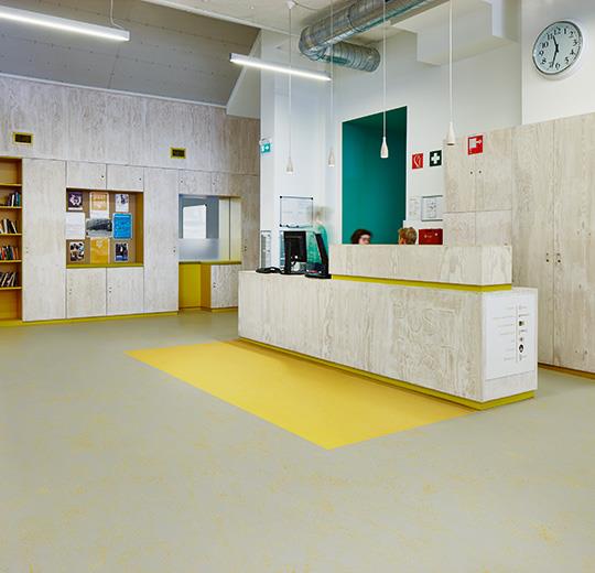 Forbo Marmoleum Concrete 3741 Yellow Glow Linoleum Sheet Flooring (79" Width)