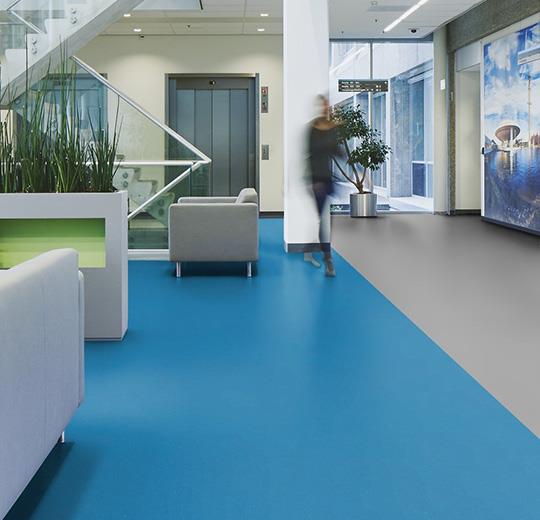 Forbo Marmoleum Solid Piano 3645 Neptune Blue Linoleum Flooring