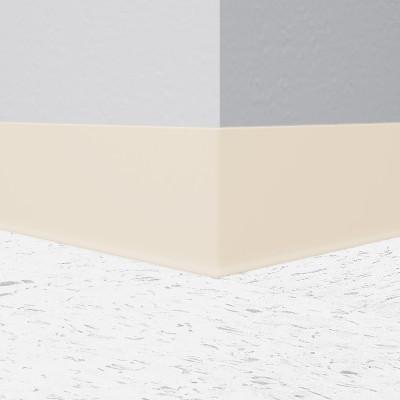 Tarkett / Johnsonite Traditional Vinyl Wall Base #194 Antique White 4" x 4' (30 Pcs. / Box) by 1/8" Cove (with Toe)