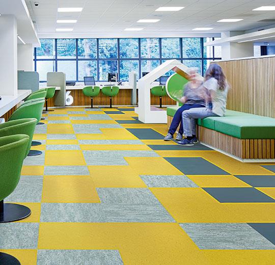 Forbo Marmoleum Modular Tile T3358-196784 Petrol 9.8" x 19.69" Linoleum Tile Flooring (53.82 SF/Box)