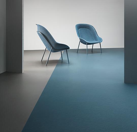 Forbo Marmoleum Modular Tile T3358-196784 Petrol 9.8" x 19.69" Linoleum Tile Flooring (53.82 SF/Box)