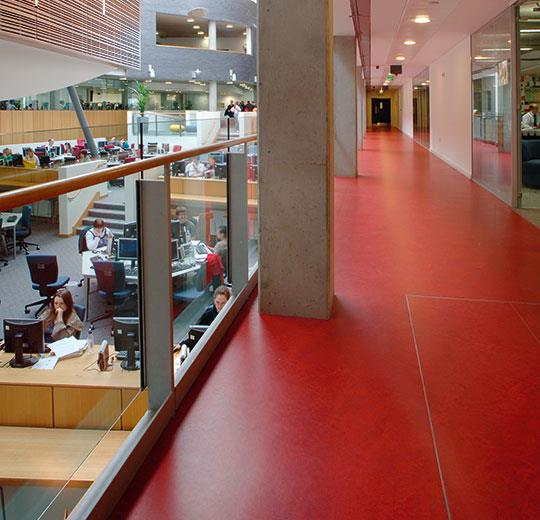 Forbo Marmoleum Modular Tile T3131 Scarlet