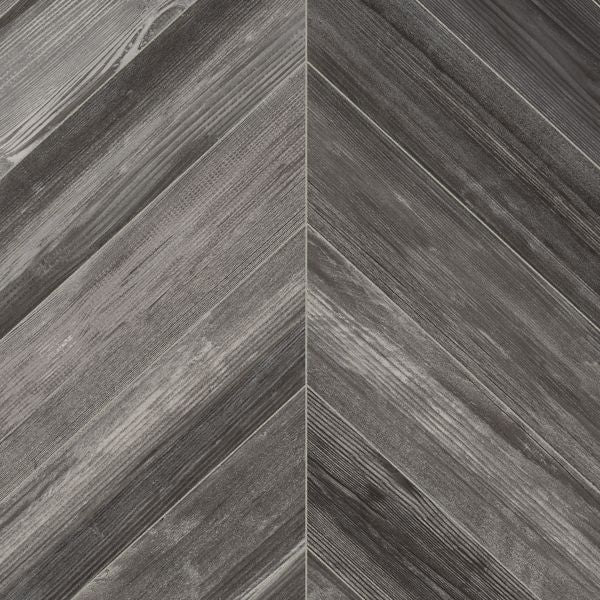 Armstrong Chevron Forest Smokey Gray B3388 CushionStep Better Vinyl Sheet Floors 12'