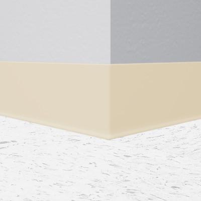 Tarkett / Johnsonite Traditional Vinyl Wall Base #34 Almond 6" x 100' Roll by 1/8" Cove (with Toe)