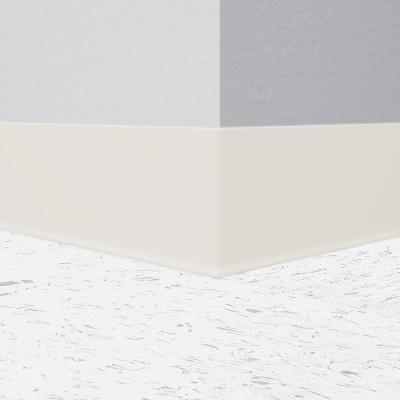 Tarkett / Johnsonite Traditional Vinyl Wall Base #460 Cotton 4" x 120' Roll by 1/8" Cove (with Toe)