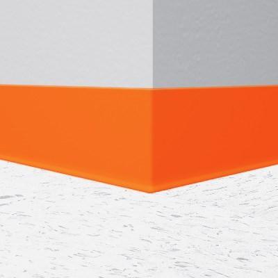 Tarkett / Johnsonite Traditional Vinyl Wall Base #62 Tangerine Tango 4" x 120' Roll by 1/8" Straight (Toeless)