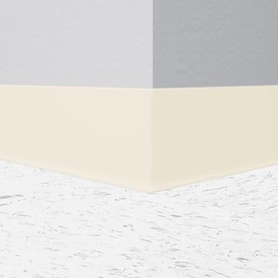 Tarkett / Johnsonite Traditional Vinyl Wall Base #79 Bone White 4" x 120' Roll by 1/8" Straight (Toeless)