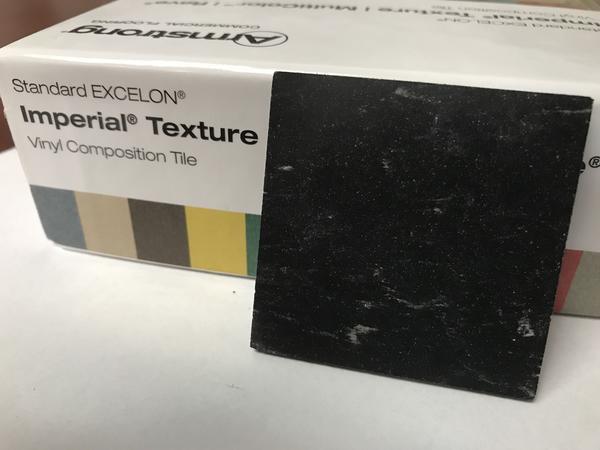 Armstrong Classic Black 51910 Standard Excelon Imperial Texture VCT Floor Tile 12" x 12" (45 Sq. Ft. / box)