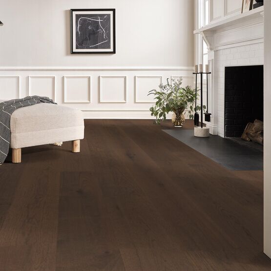 Anderson Tuftex Imperial Pecan 7.50" x 8" to 42" Random Lengths Engineered Smooth Pecan Chestnut AA828-17040 (25.77 SF/Box)