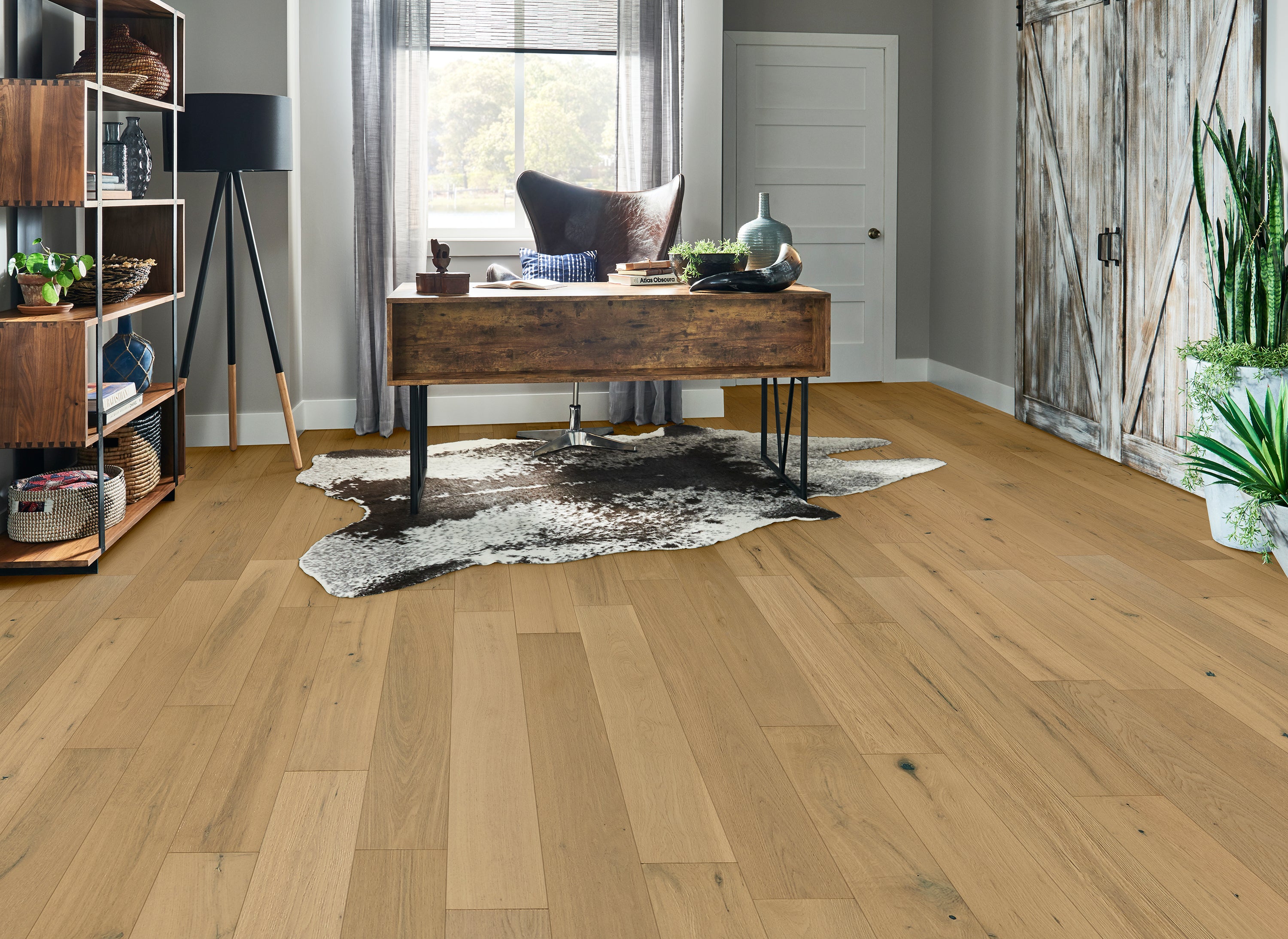 Bruce Engineered Hardwood Flooring White Oak Brushed Impressions Warm Forest 6 1/2" BRBH63EK12W