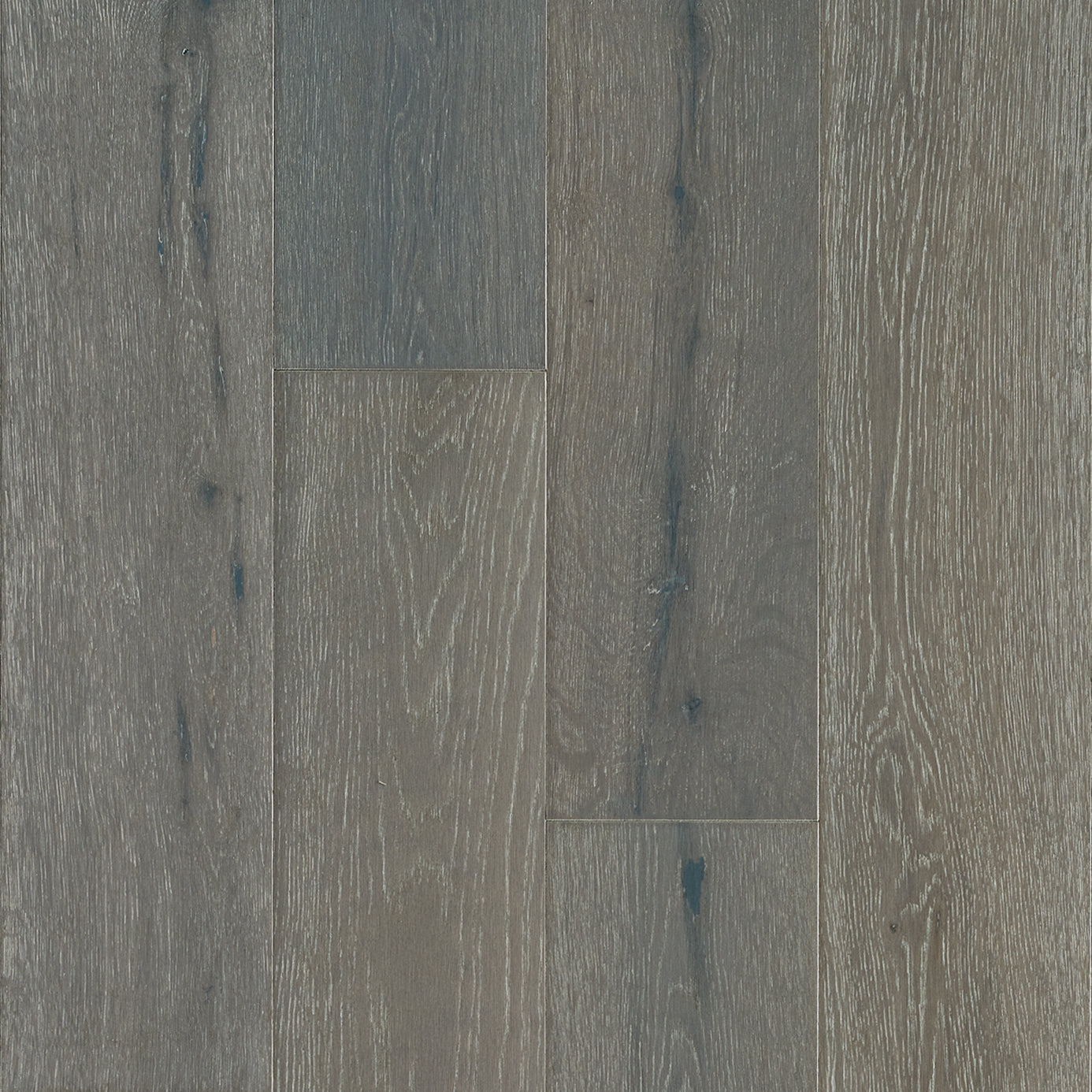 Bruce Engineered Hardwood Flooring White Oak Brushed Impressions Seashade Clouds 6 1/2" BRBH63EK92W