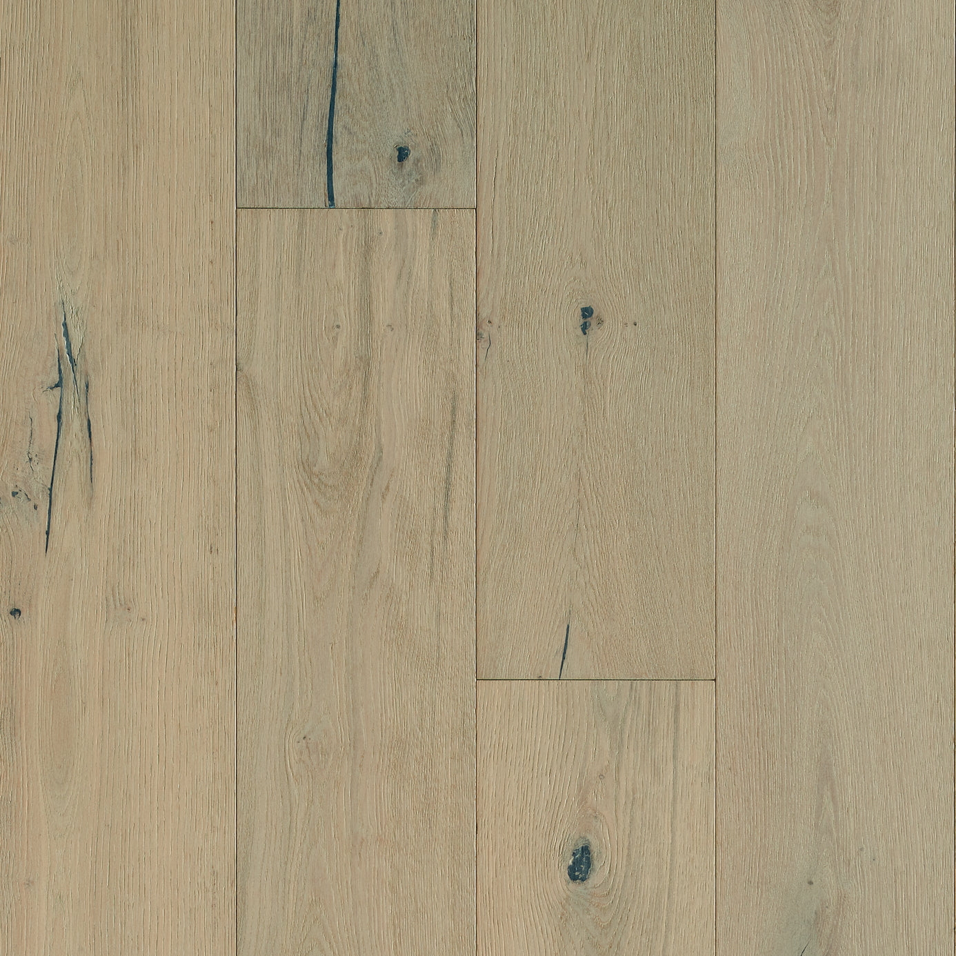 Bruce Engineered Hardwood Flooring White Oak Brushed Impressions Quietly Curated 7 1/2" BRBH75EK14W