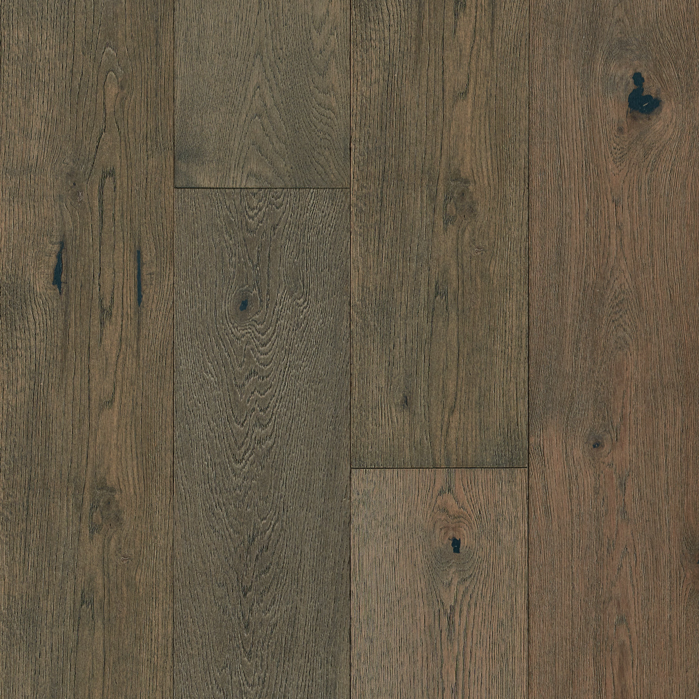 Bruce Engineered Hardwood Flooring White Oak Brushed Impressions Fawn Grove 7 1/2" BRBH75EK74W