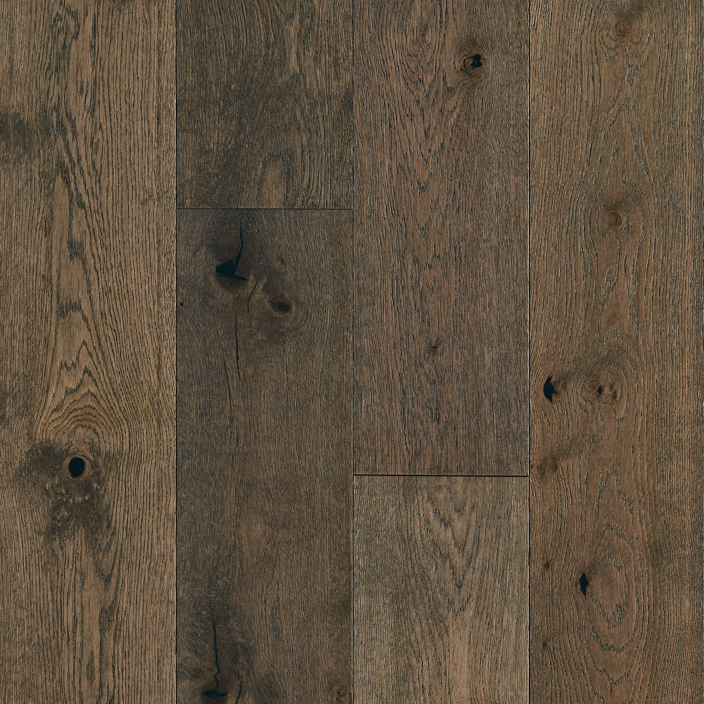 Bruce Engineered Hardwood Flooring White Oak Brushed Impressions Woodsy Trail 7 1/2" BRBH75EK94W