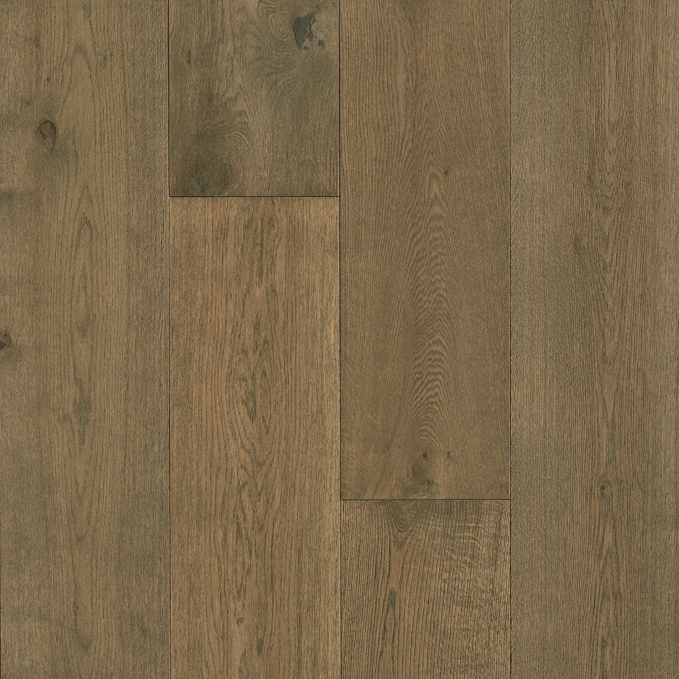 Bruce Engineered Hardwood Flooring White Oak Brushed Impressions Elevated Basic 9" BRBH96EK76W