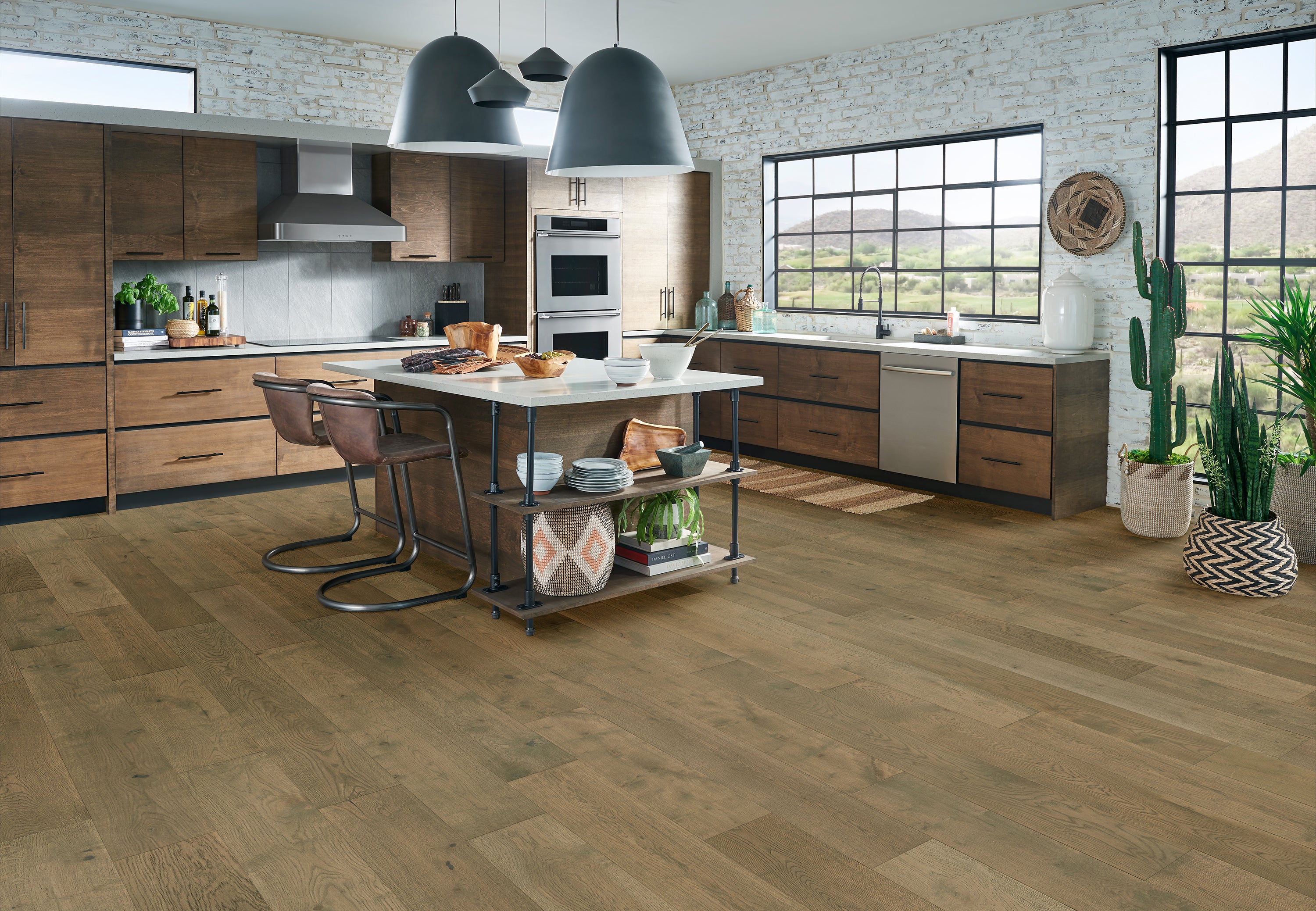 Bruce Engineered Hardwood Flooring White Oak Brushed Impressions Elevated Basic 9" BRBH96EK76W