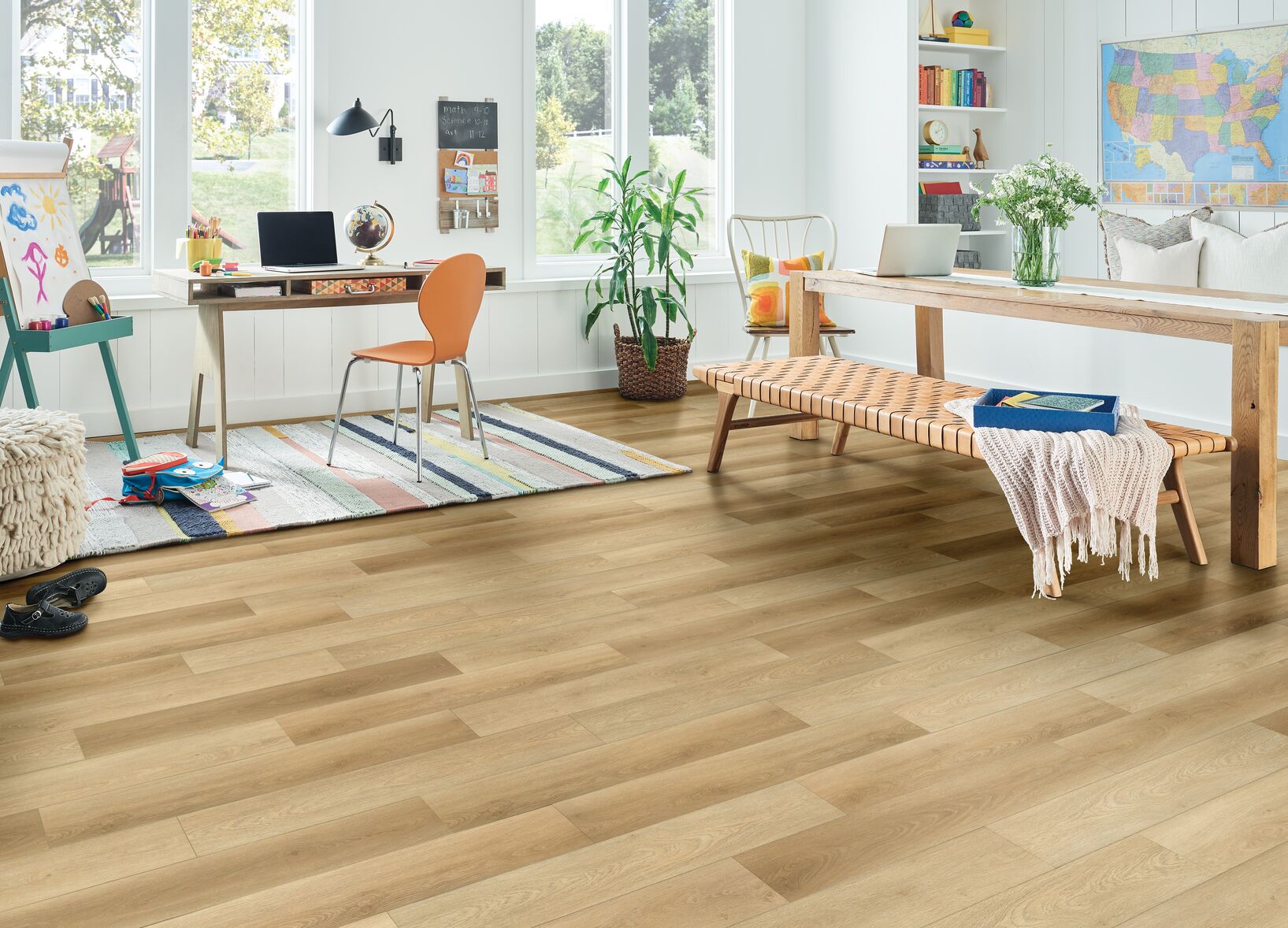 Bruce LifeSeal Classic Plus Collection BRLP70RK05E Ocean Shore 7.87 inch x 60 inch Oak Rigid Core Flooring (32.81 SF/Box)