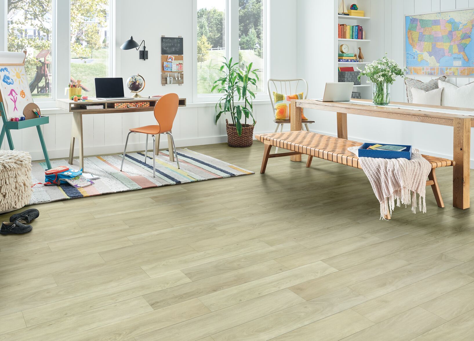 Bruce LifeSeal Classic Plus Collection BRLP70RM03E Misty Creek 7.87 inch x 60 inch Maple Rigid Core Flooring (32.81 SF/Box)