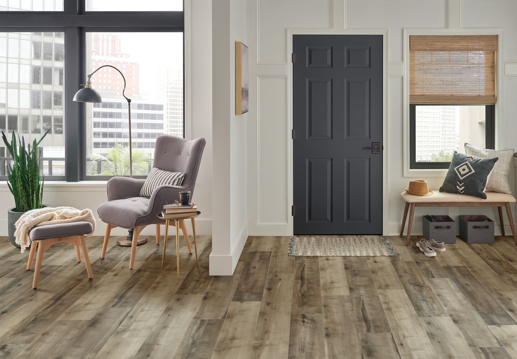 Bruce TimberTru Landscape Traditions Collection BRLT84L73OVL Quiet Drama 8.03 inch x 47.64 inch Hardwood Flooring (15.94 SF/Box)