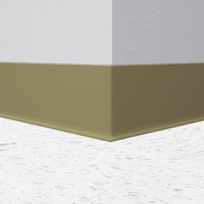 Mannington / Burke Rubber Wall Base Type TP BUR6HL242 Olive 6" x 4' by 1/8 Straight (Toeless)