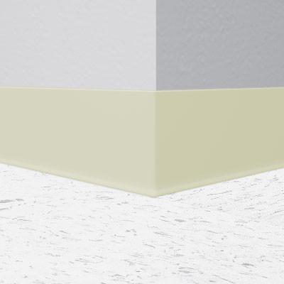 Mannington / Burke Rubber Wall Base Type TP BUR4HL246 Khaki 4" x 4' by 1/8 Straight (Toeless)