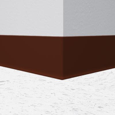 Mannington / Burke Rubber Wall Base Type TP BUR45GL502 Brown 4.5" x 4' by 1/8 Cove (with Toe)