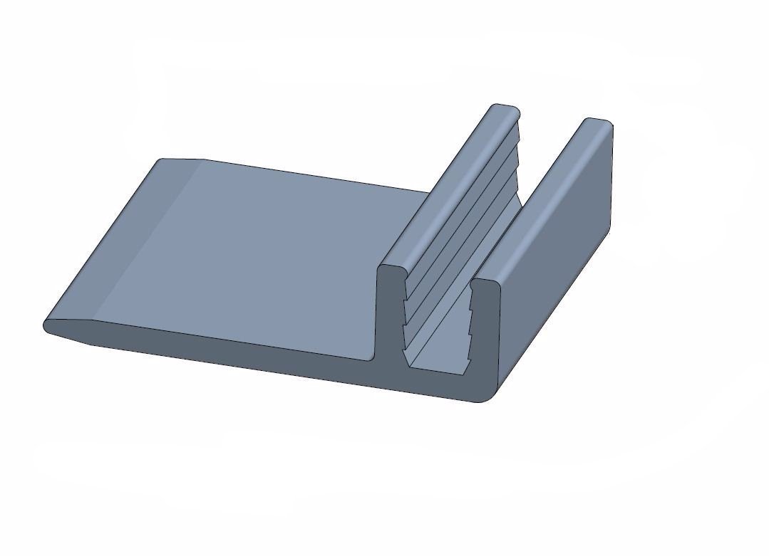 Tarkett / Johnsonite CDB-00-A T-Molding Track 11/32" x 1- 3/16" 240' LF/Box (20 pieces per box)