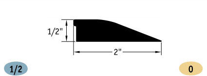 Tarkett / Johnsonite CRS-XX-D Reducer 1/2" 120' LF/Box (10 pieces per box)